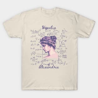 Hypatia of Alexandria Portrait and Quote T-Shirt